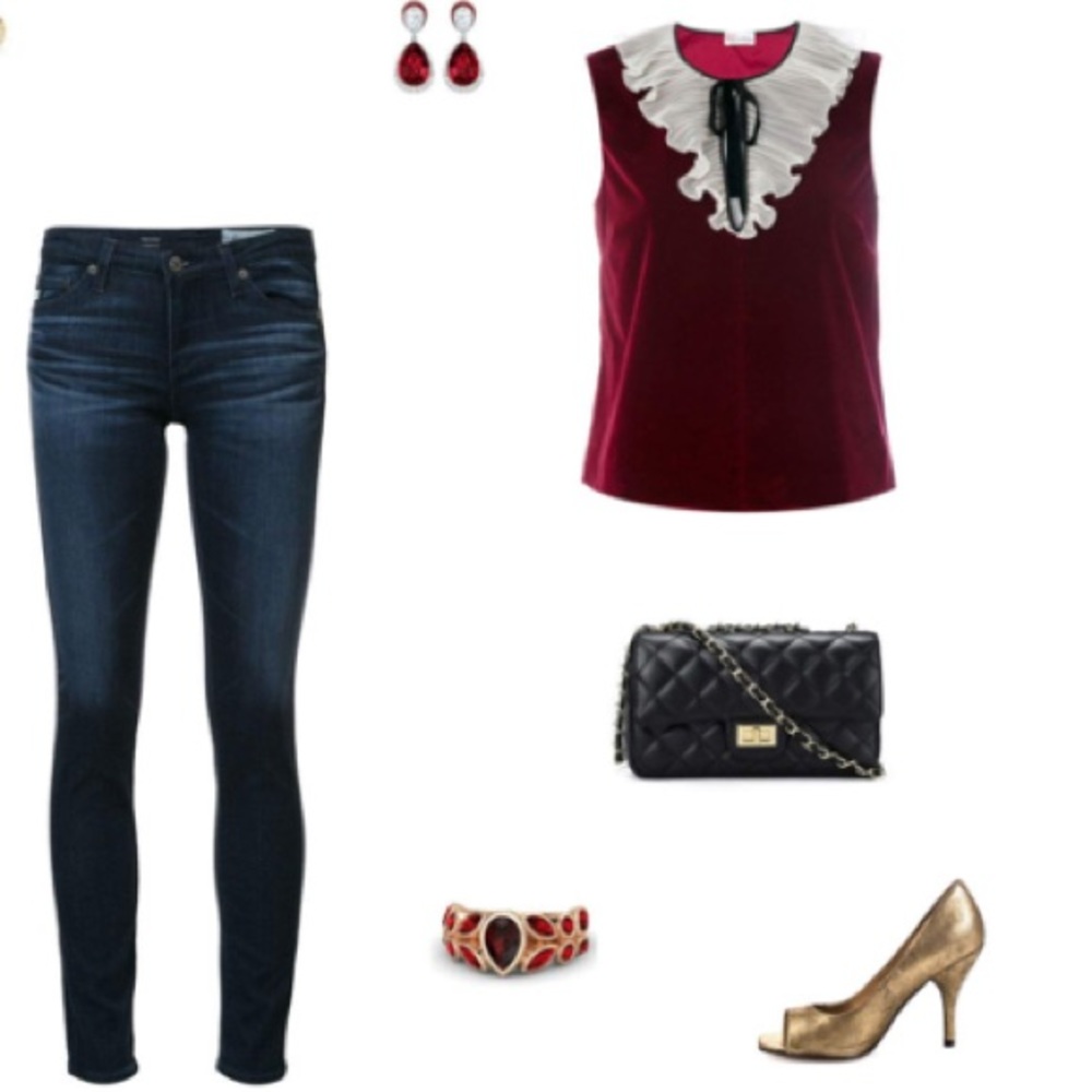 ANA Tuxedo Jeggins- Blue